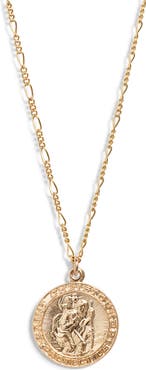 Nashelle Saint Christopher Pendant Necklace