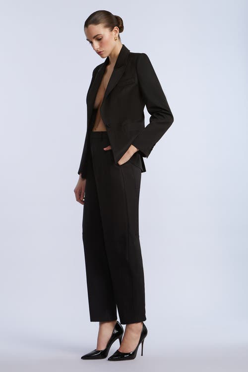 Bcbg Taffeta Twill Blazer In Black