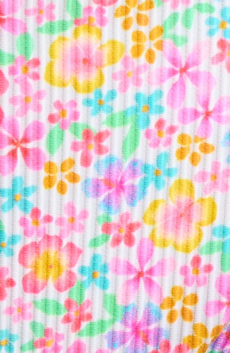 Kulani Kinis Floral Rib Bikini Bottoms, Alternate, color, Field Trip