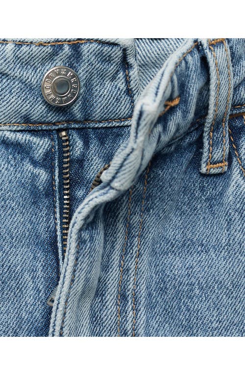 Mango Matilda Mid Rise Straight Leg Jeans In Blue