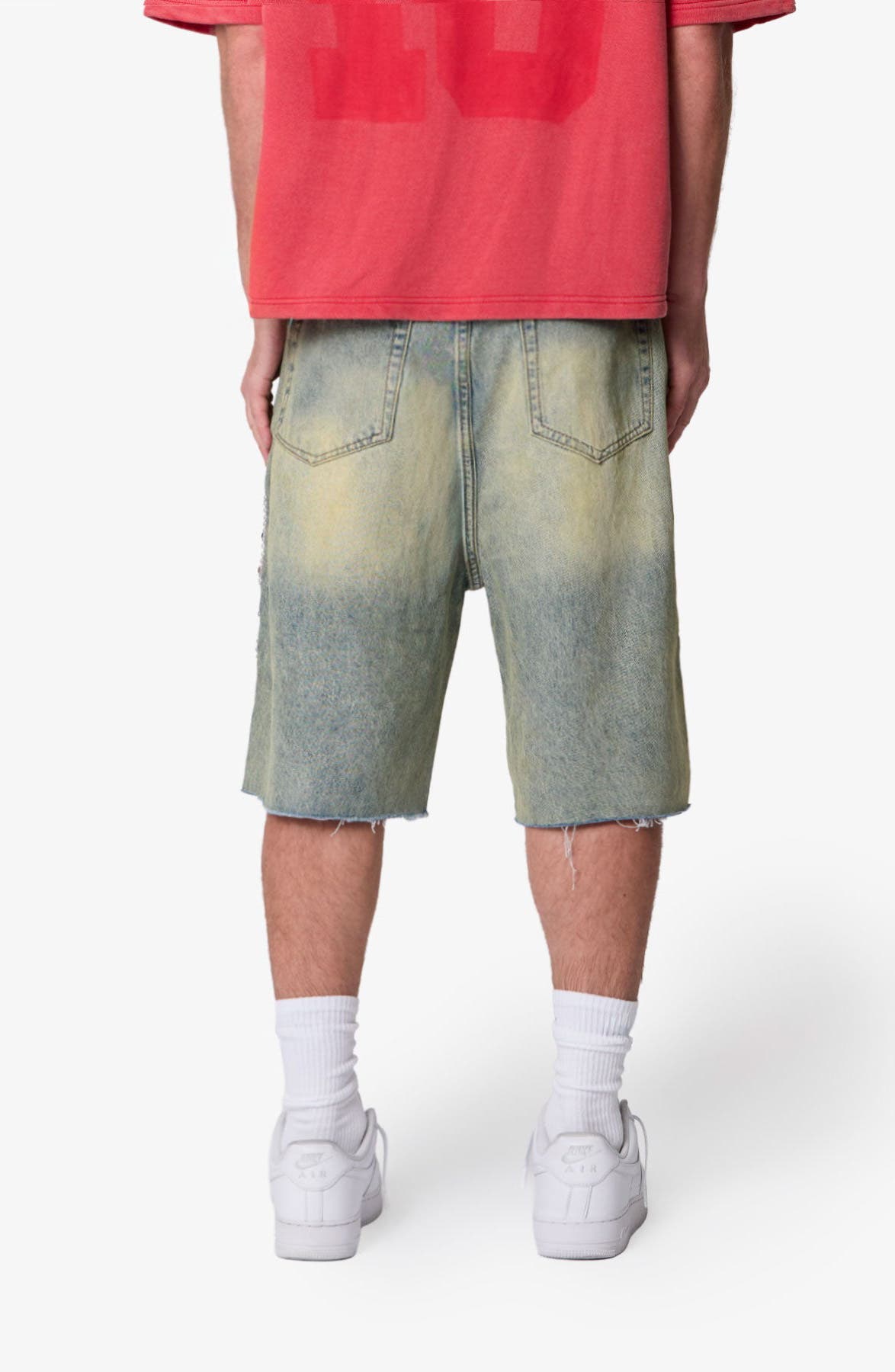 Baggy Mojave Embellished Cutoff Denim Shorts - image 2