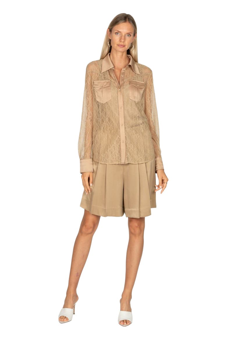 Aubree Top, Alternate, color, CARAMEL