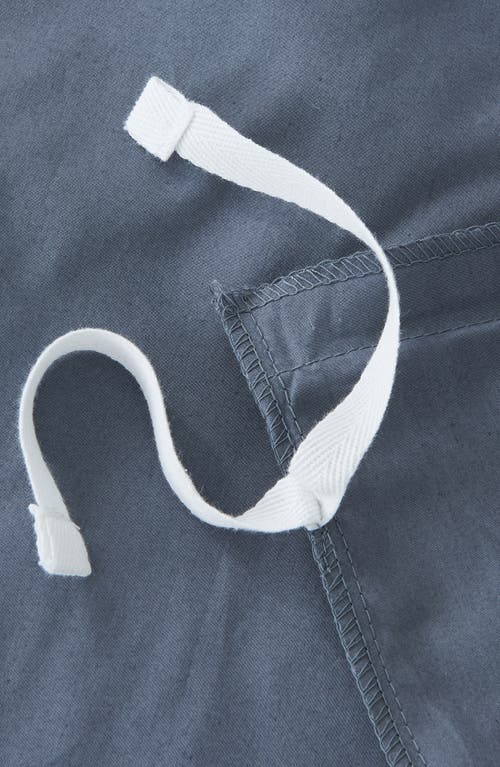Verlee Cotton Percale Duvet Cover In Slate