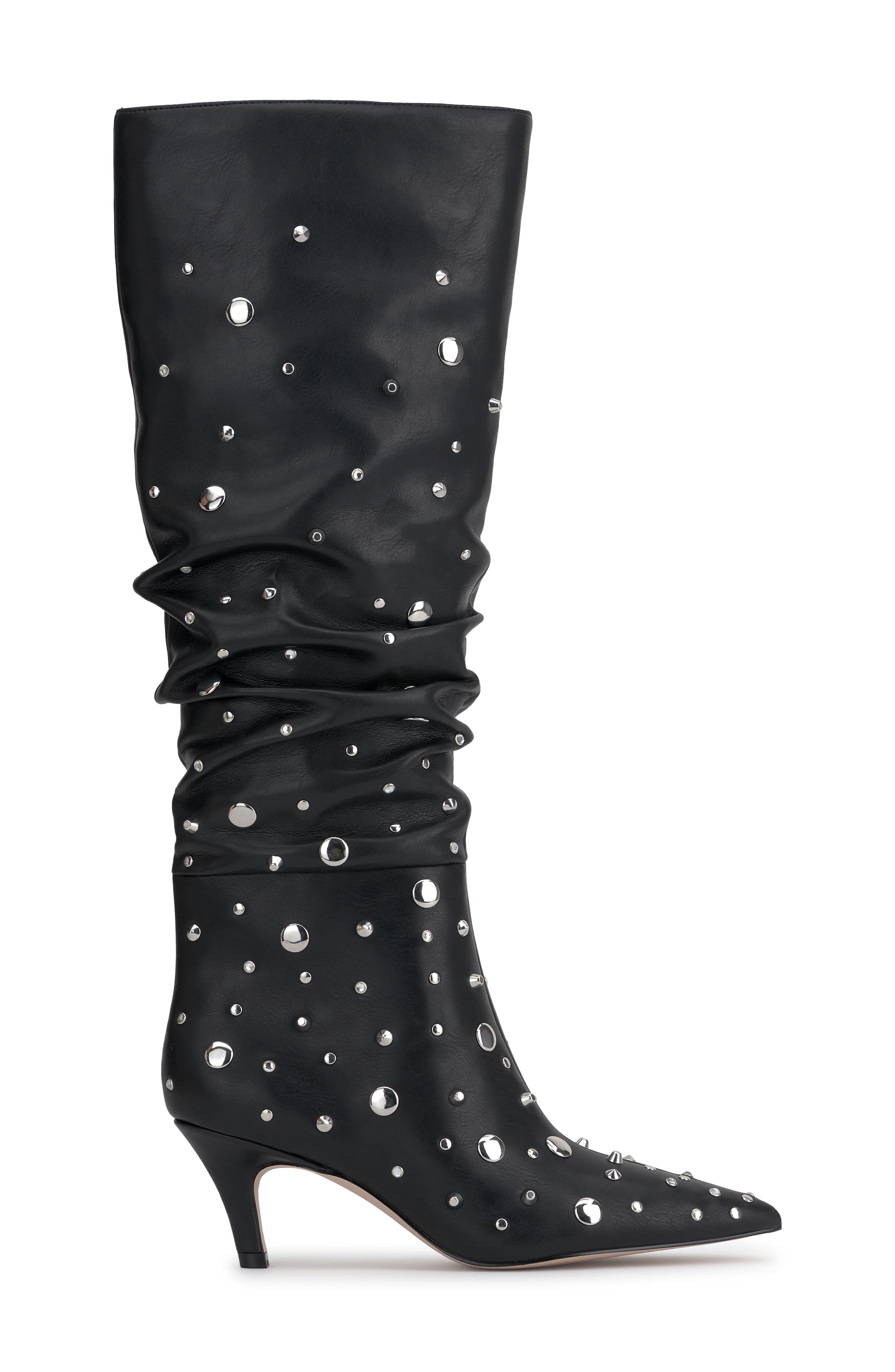 Jessica Simpson Naevy Slouch Pointed Toe Knee High Boot, Alternate, color, Black