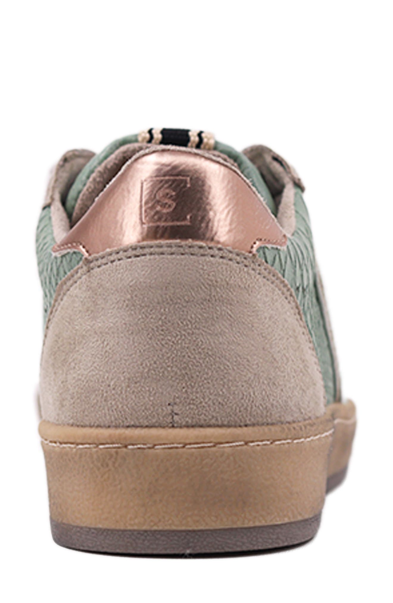 SHUSHOP Salma Low Top Sneaker, Alternate, color, Mint Snake
