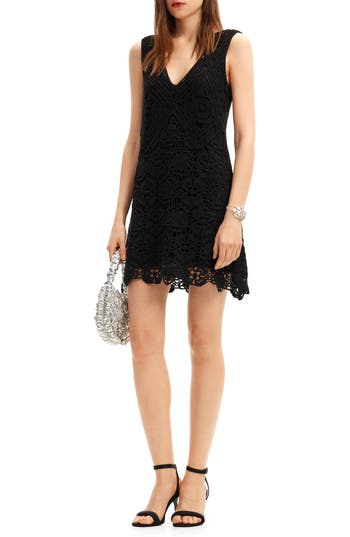 Desigual Short Crochet Dress