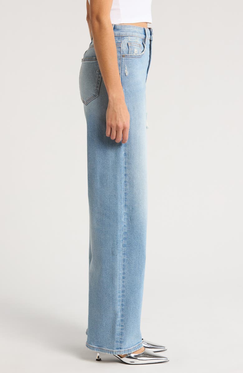 HIDDEN JEANS Distressed Straight Leg Dad Jeans, Alternate, color, 