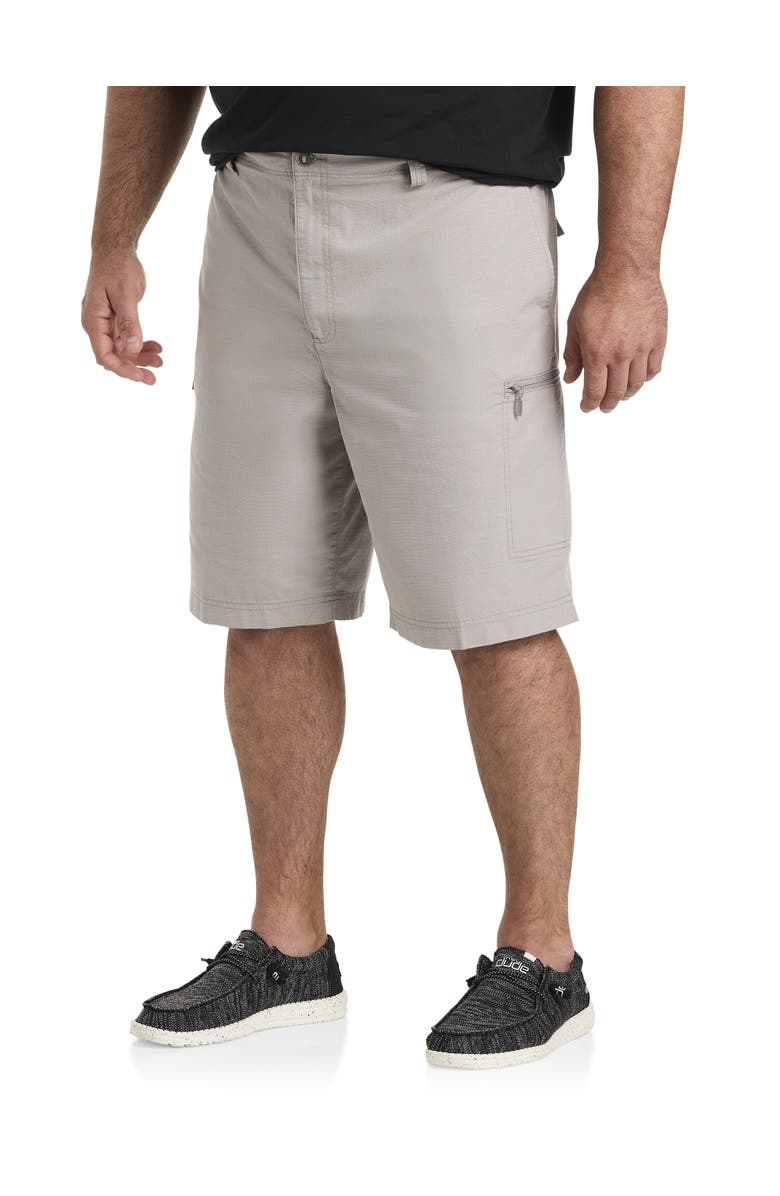 True Nation by DXL Hidden Zipper Cargo Shorts, Main, color, 