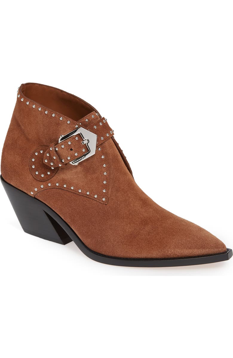 Givenchy Elegant Studs Pointy Toe Boot, Main, color,