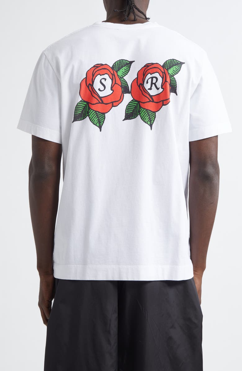 Simone Rocha Cluster Rose Logo Graphic T-Shirt, Alternate, color,