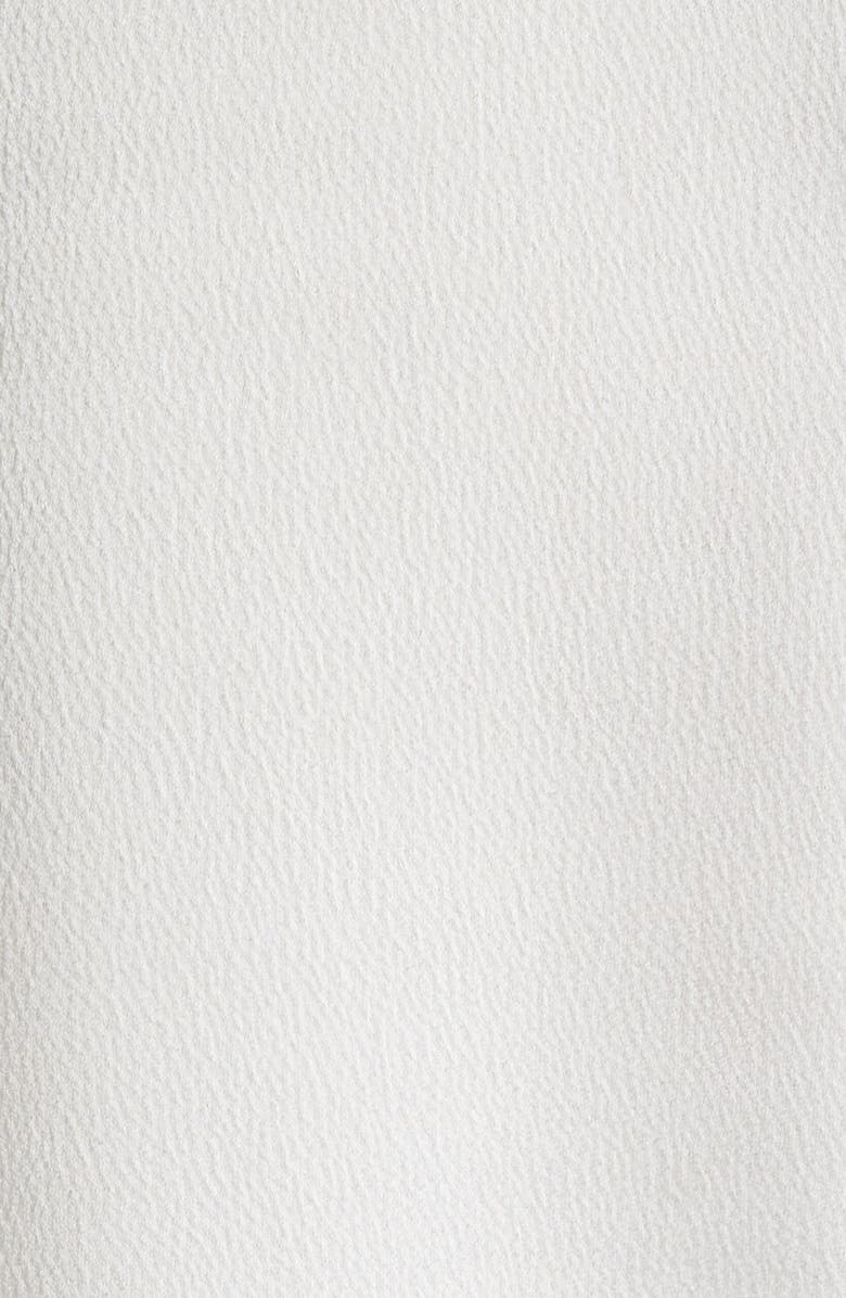 Misook Pussybow Sleeveless Button-Up Shirt, Alternate, color, White