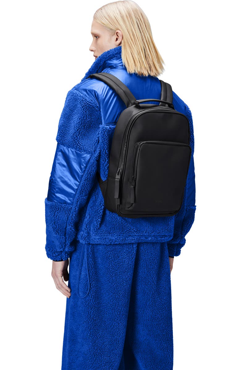 Rains Book Faux Leather Daypack, Alternate, color,