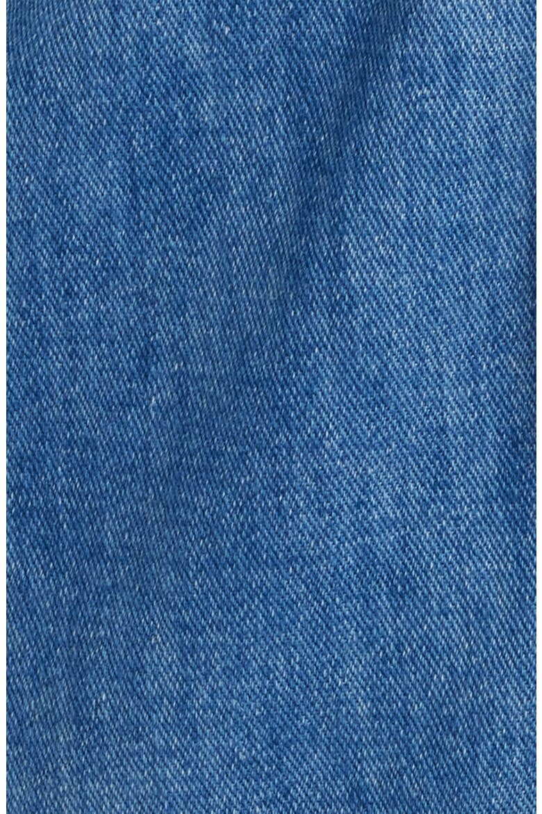Ireland Patch Pocket Long Sleeve Denim Shirtdress, Alternate, color, BLUE WITH LIGHT WASH