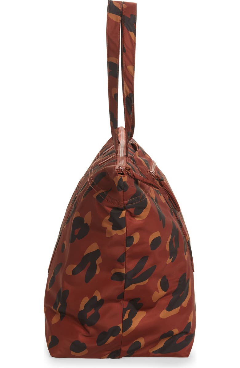 Madewell The Resourced Painted Leopard Weekend Bag, Alternate, color,