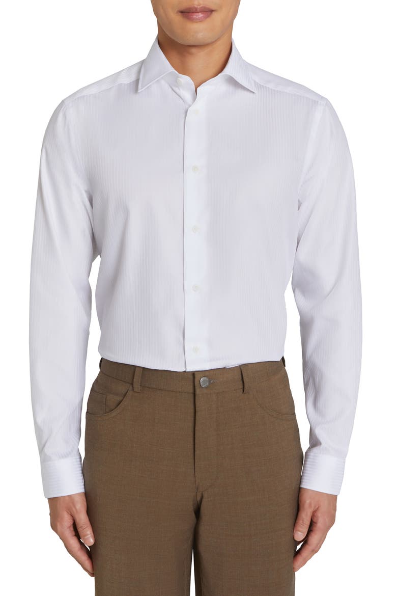 Winchester Dress Shirt, Main, color, WHITE
