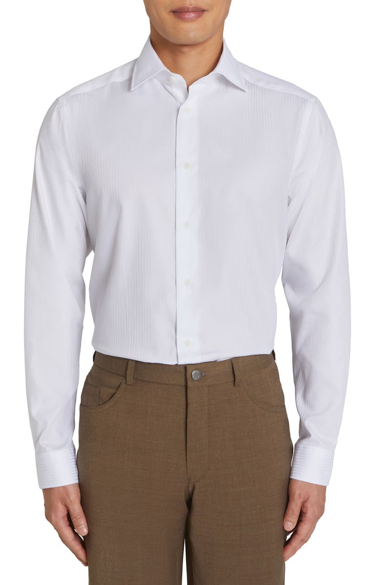 Jack Victor Winchester Dress Shirt, Main, color, White