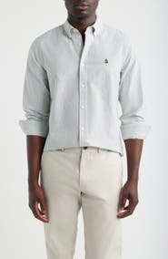 Nordstrom Sailboat Emblem Cotton Button-Down Oxford Shirt