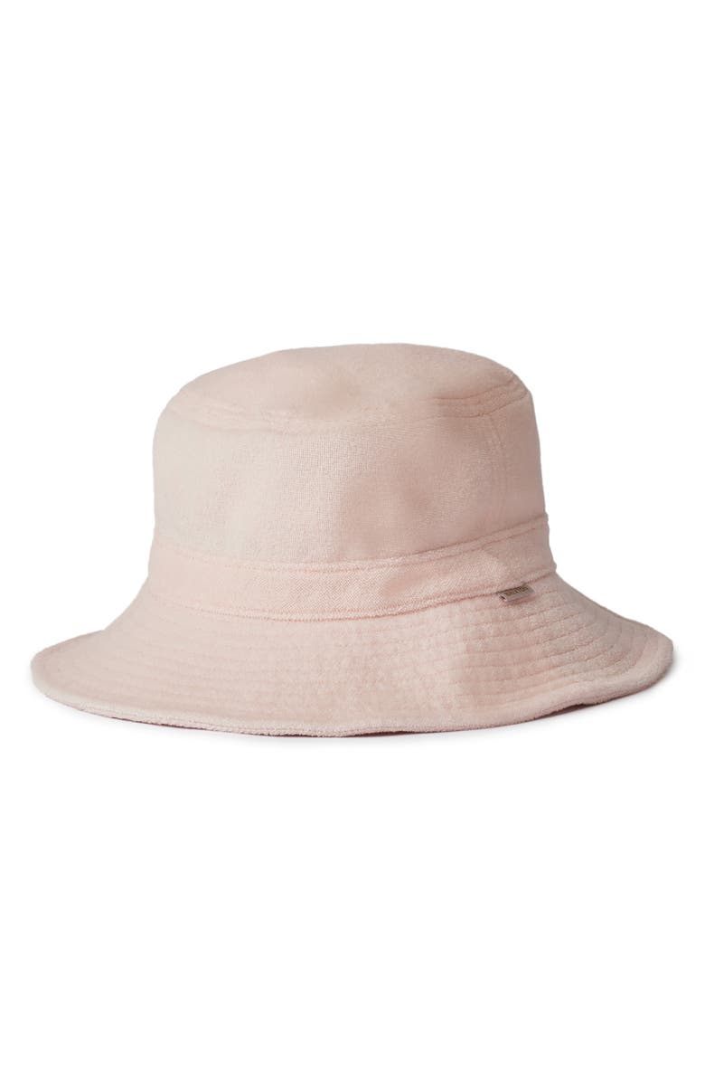 Brixton Petra Packable Bucket Hat, Main, color, Soft Pink