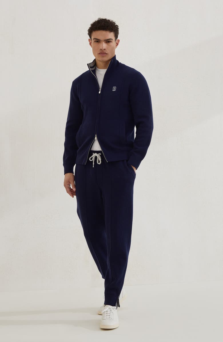 Brunello Cucinelli Cashmere cardigan, Alternate, color, Marine Blue