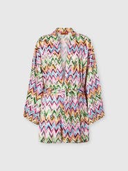 Missoni Cover-up In Stretch Viscose With Lace And Zigzag Motif
