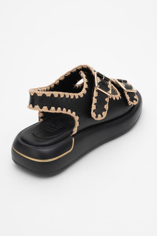 Forever & Always Shoes Douro Braided Rope Strap Leather Sandal