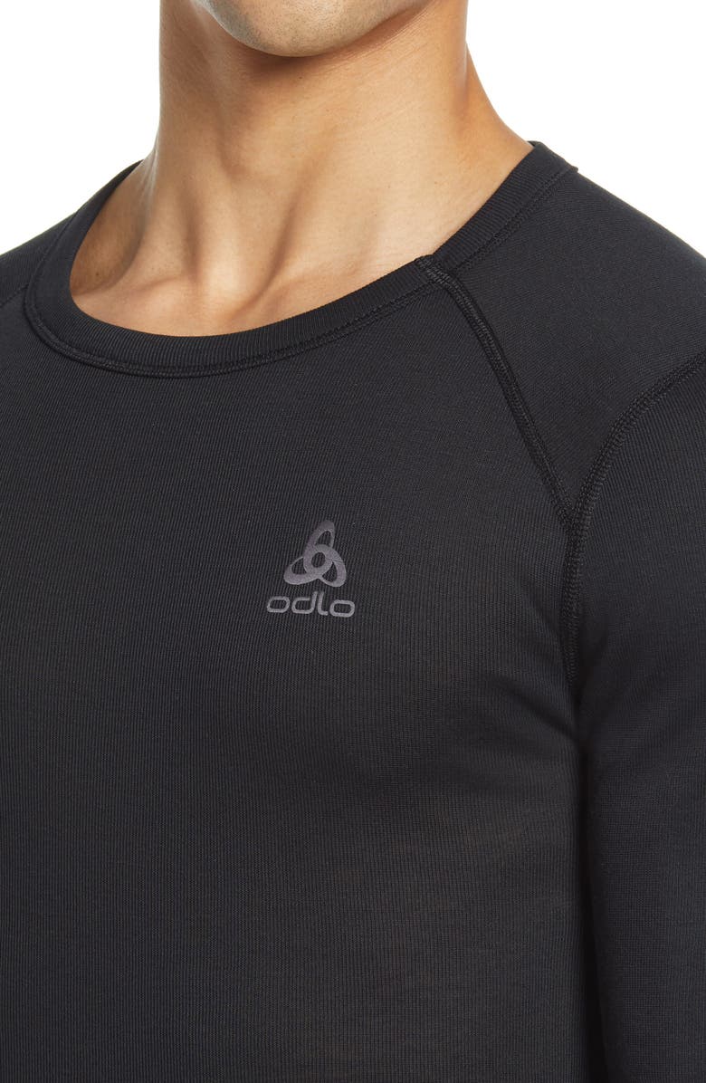 Odlo Men's Active Warm ECO Base Layer Top, Alternate, color, 