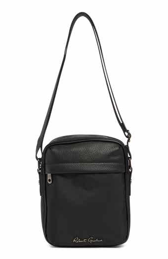 Robert Graham Grant Mixed Media Crossbody Messenger Bag