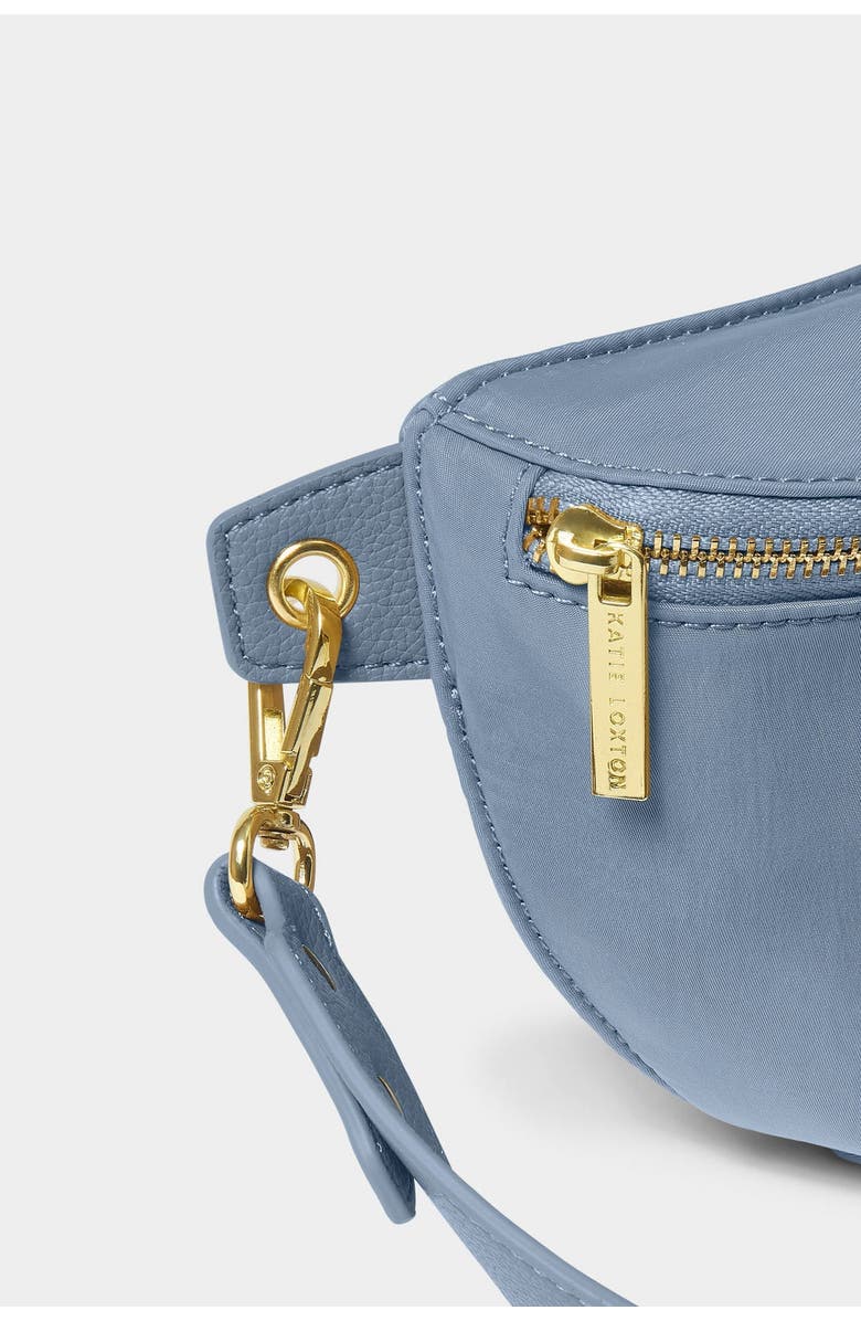Katie Loxton Nylon-Luxe Belt Bag, Alternate, color, Blue Skye