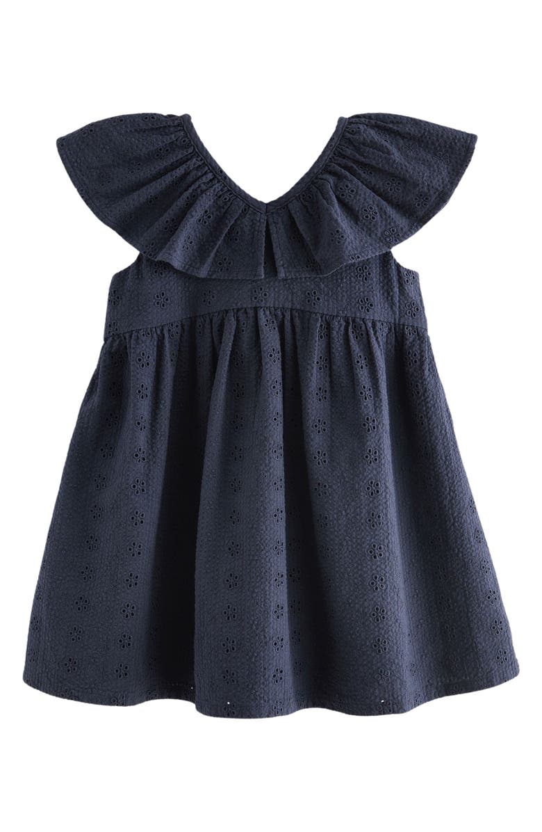 NEXT Kids' Cotton Broderie Dress, Main, color,