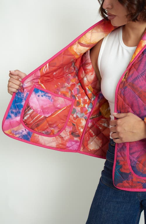 Florencia Davalos Marcia Reversible Jacket In Multi