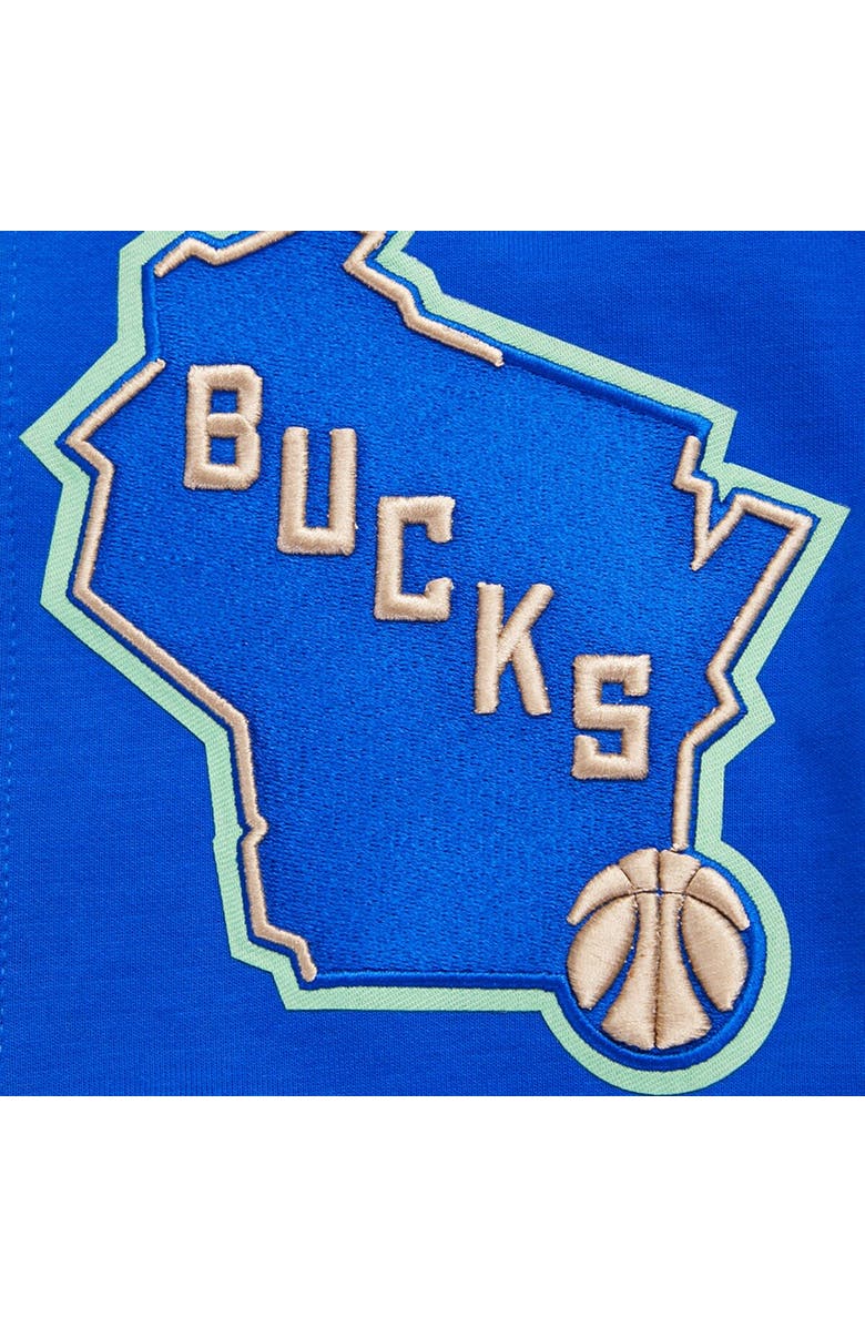 PRO STANDARD Men's Pro Standard Royal Milwaukee Bucks 2023/24 City Edition DK Shorts, Alternate, color, Royal