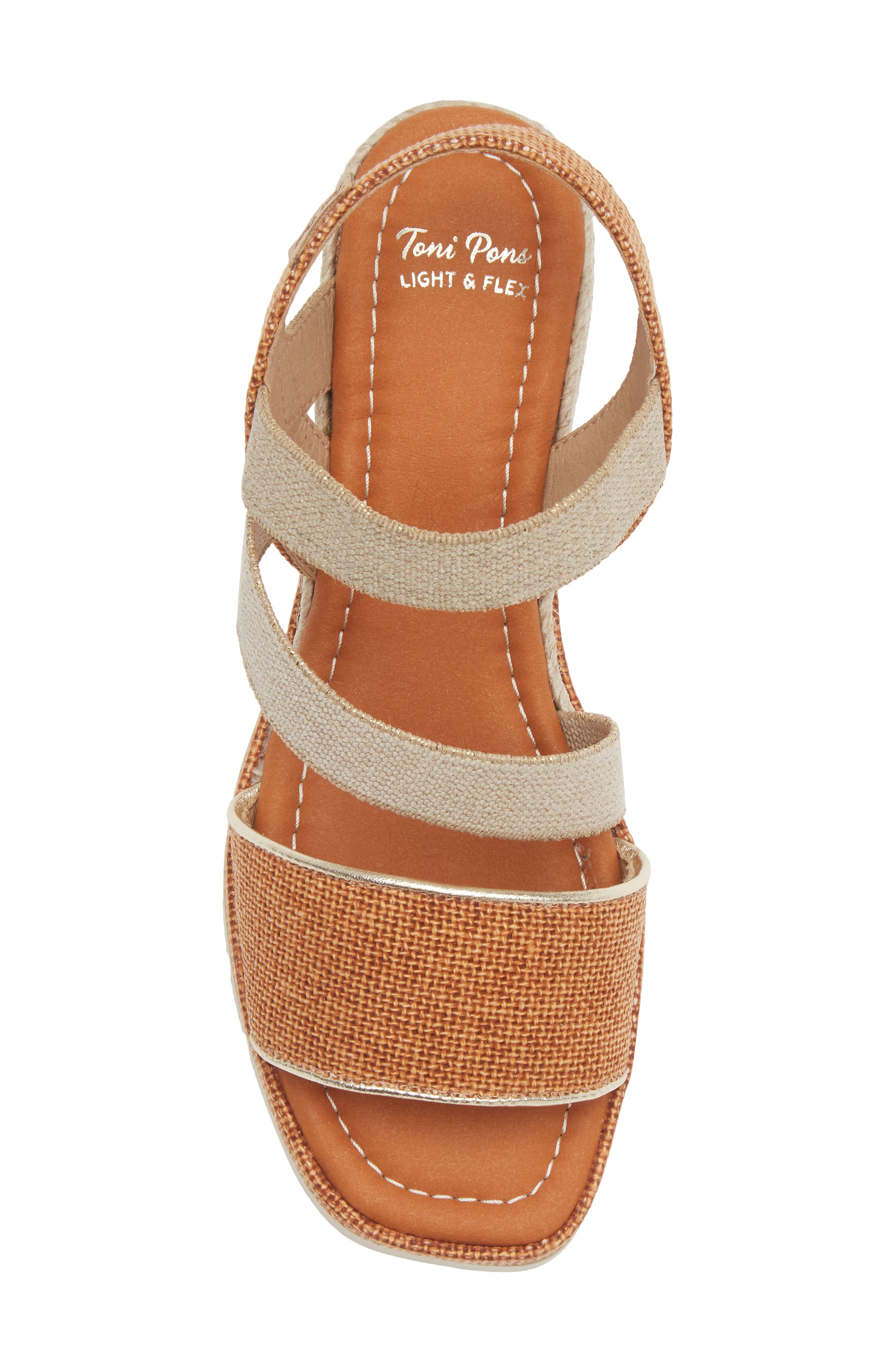 Toni Pons Oasis Slingback Wedge Sandal, Alternate, color, Teula