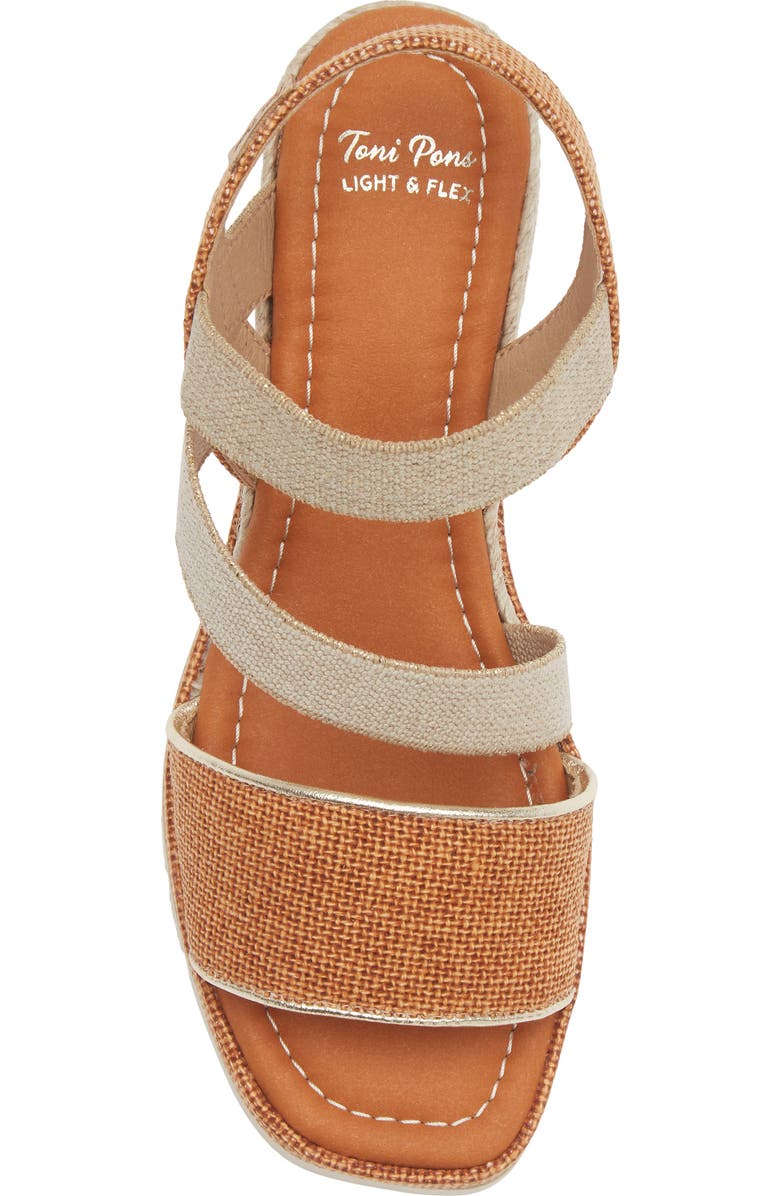 Toni Pons Oasis Slingback Wedge Sandal, Alternate, color, Teula