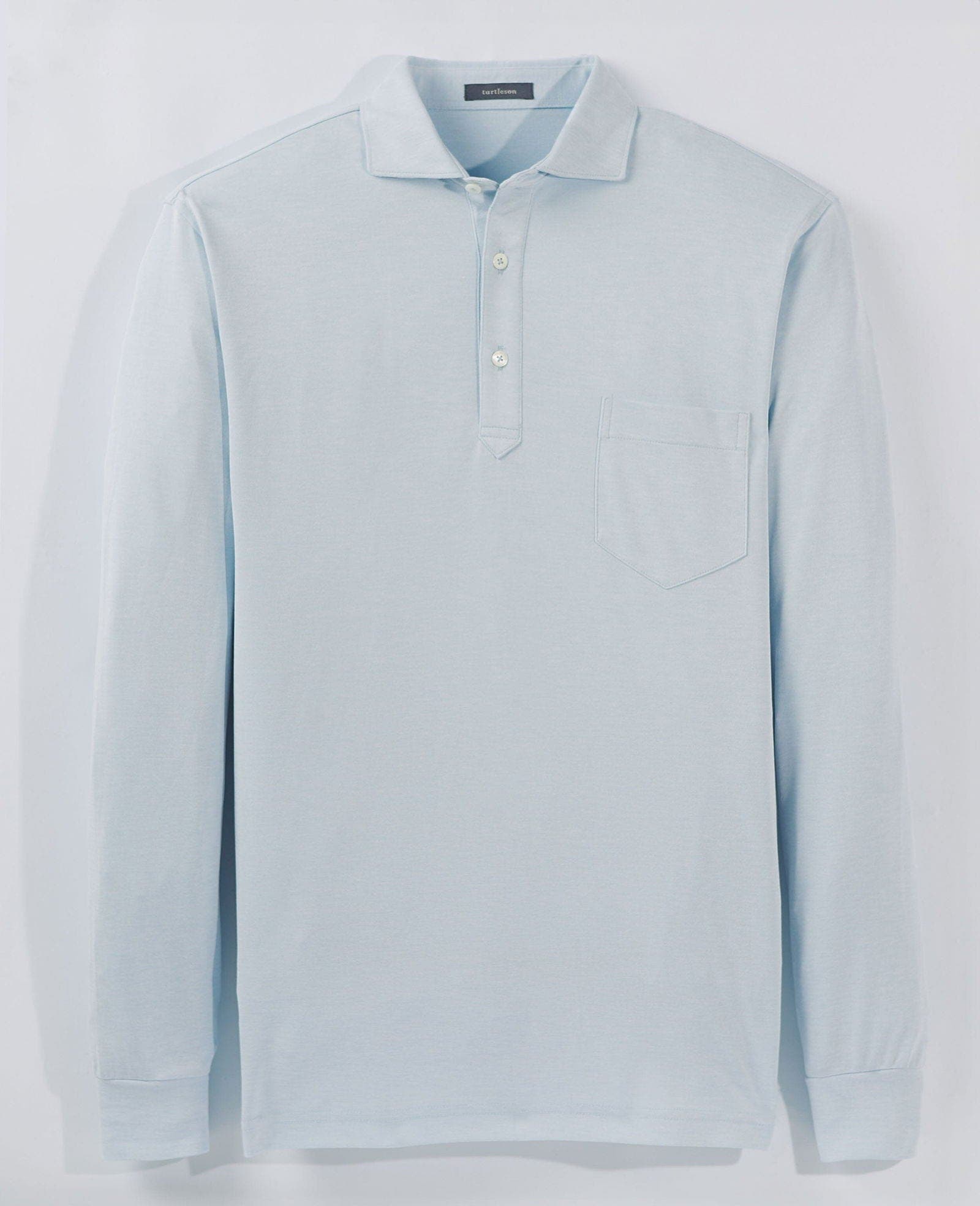 Lester Oxford Performance Polo Long Sleeve - image 3