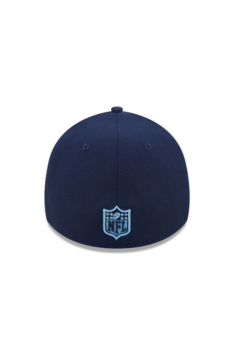 New Era Men's New Era Light Blue/Navy Tennessee Titans Shattered 39THIRTY Flex Hat, Alternate, color,