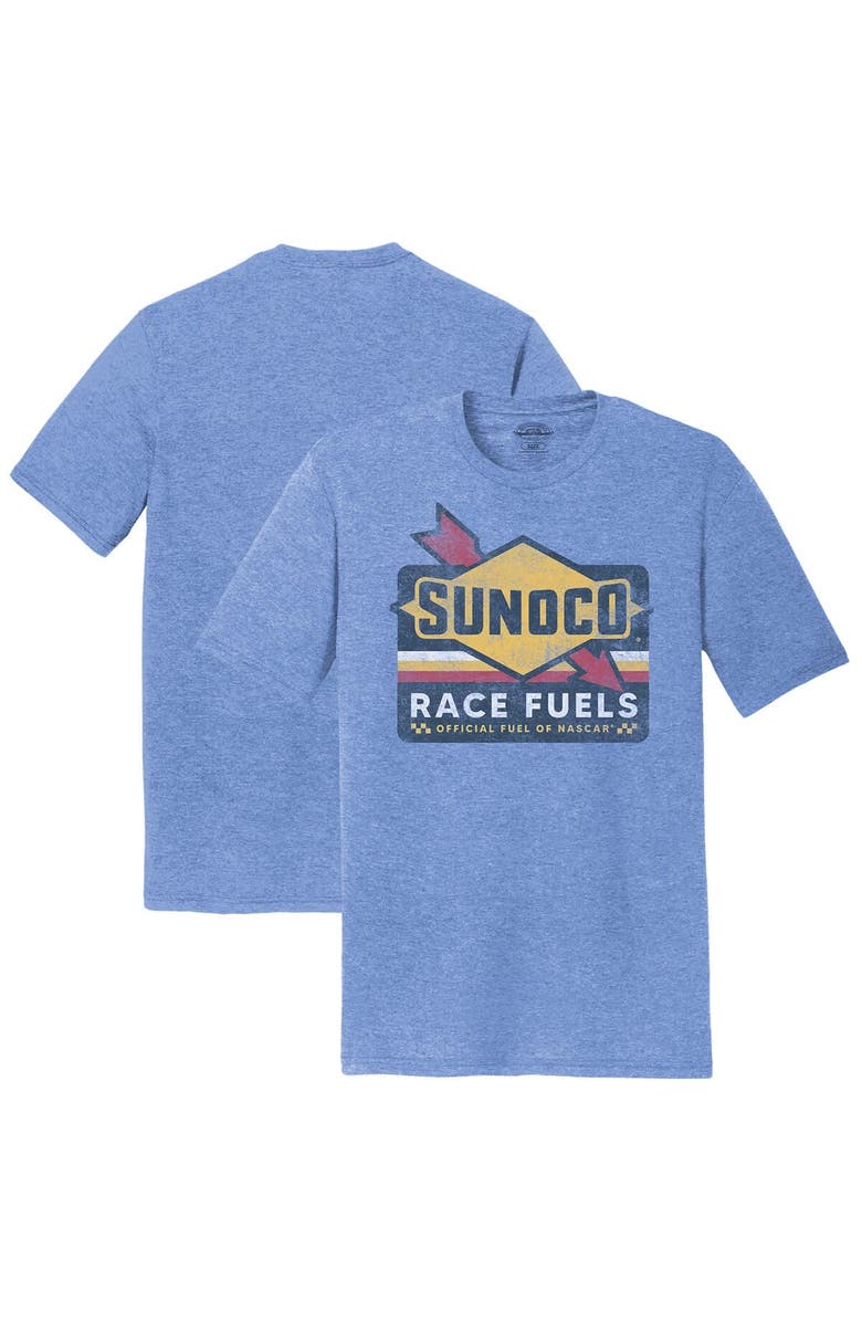 NASCAR Men's NASCAR  Heather Blue Sunoco Tri-Blend T-Shirt, Main, color, Heather Blue
