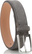 MADE IN ITALY Italian Suede Leather Belt