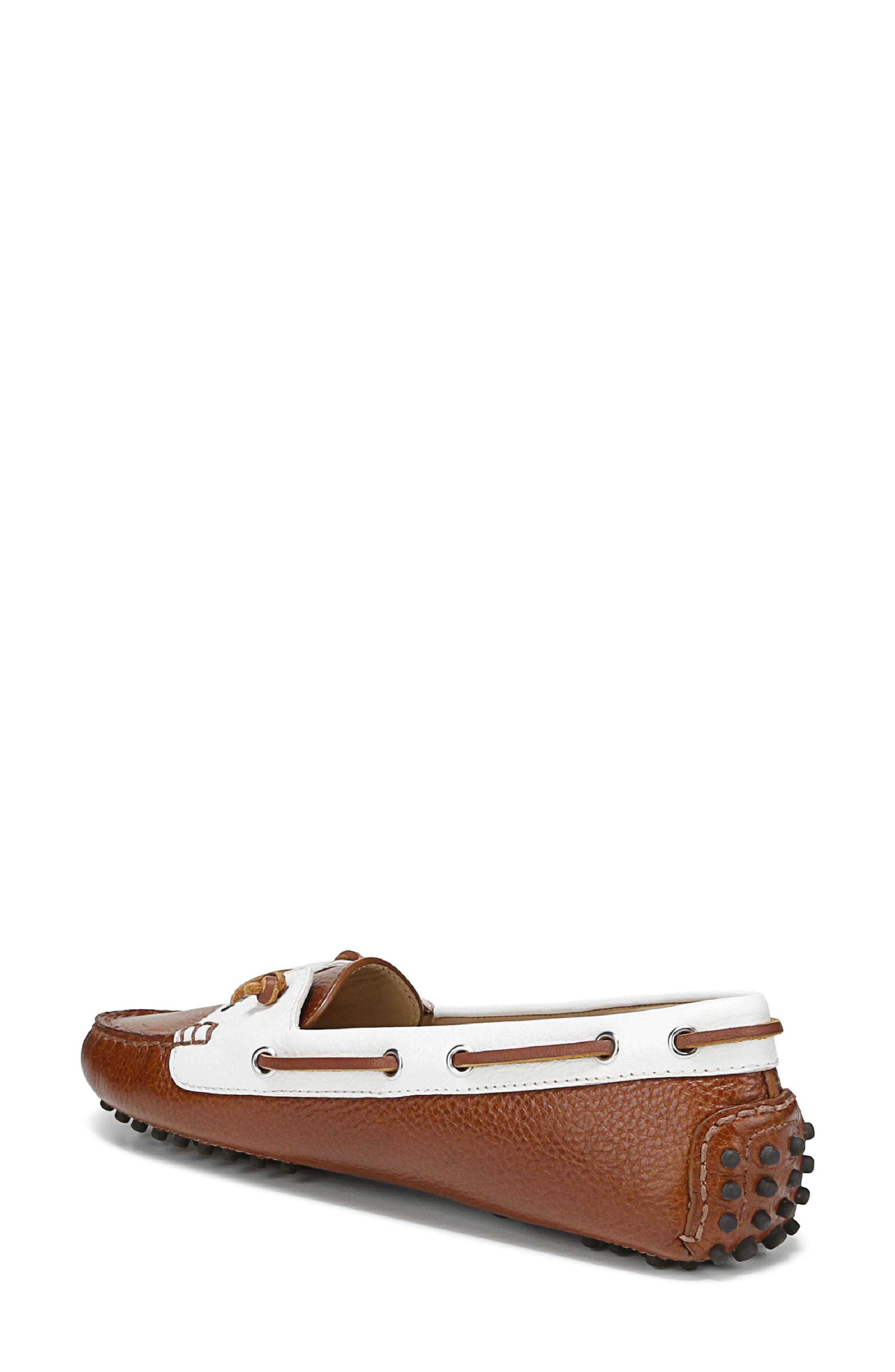 Veronica Beard Jia Boat Shoe, Alternate, color, Whiskey/ Coconut