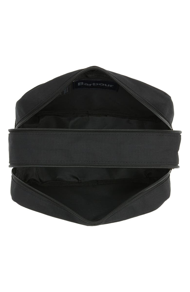 Barbour Double Zip Washbag, Alternate, color, 