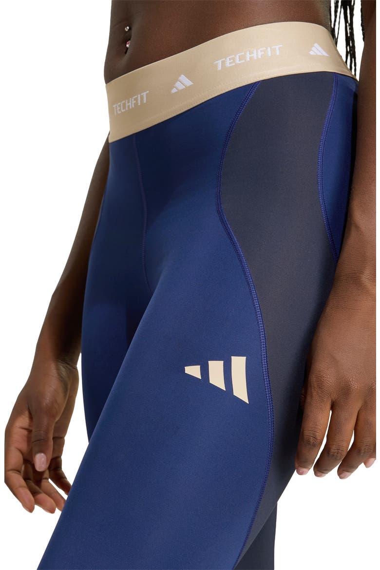 Techfit Colorblock 7\/8 Leggings, Alternate, color, DARK BLUE/ LEGEND INK