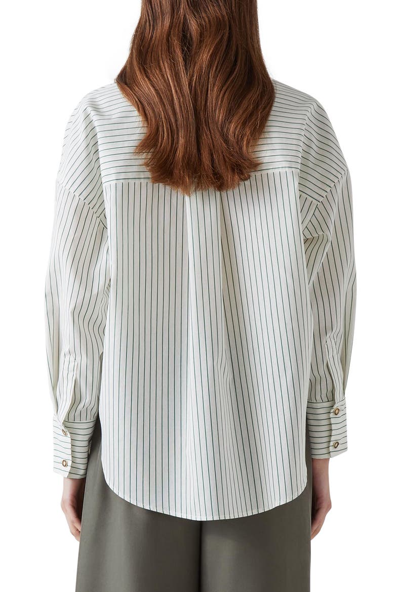 Bextor Stripe Shirt, Alternate, color, CREAM
