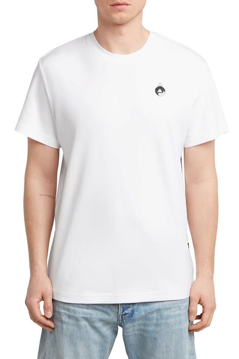 Trims Back Organic Cotton Graphic T-Shirt, Main, color, WHITE