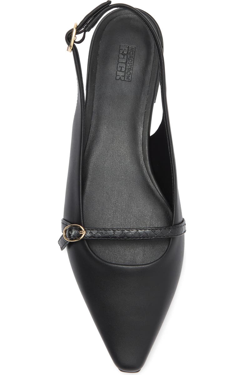 NORDSTROM RACK Lauri Slingback Flat, Alternate, color, Black