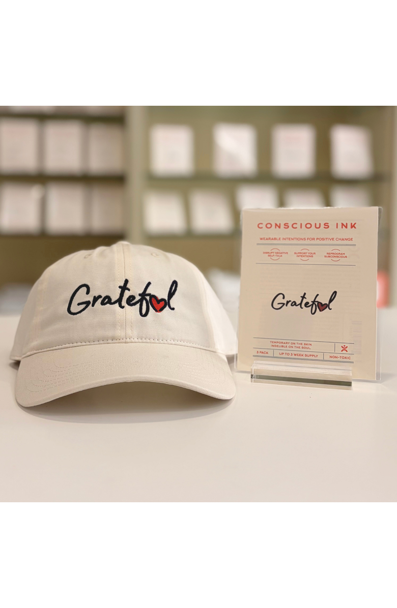 Conscious Ink Grateful Access Cap + Ink, Main, color, Faded Bone