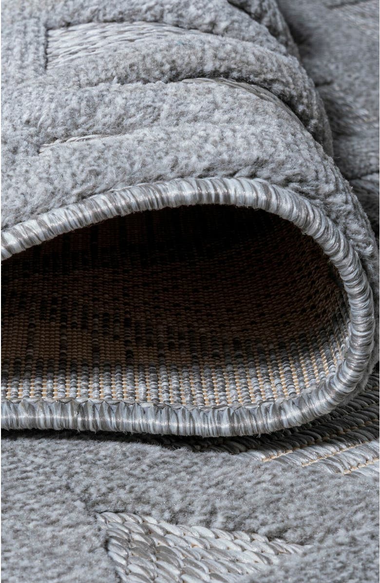JONATHAN Y Talaia Neutral Geometric Indoor/Outdoor Area Rug, Alternate, color, Light Gray