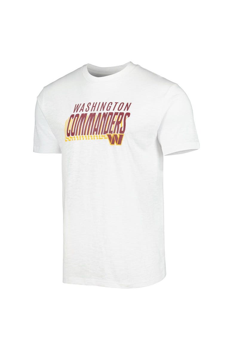 Men's Concepts Sport Charcoal/White Washington Commanders Downfield T-Shirt & Shorts Sleep Set, Alternate, color, Charcoal