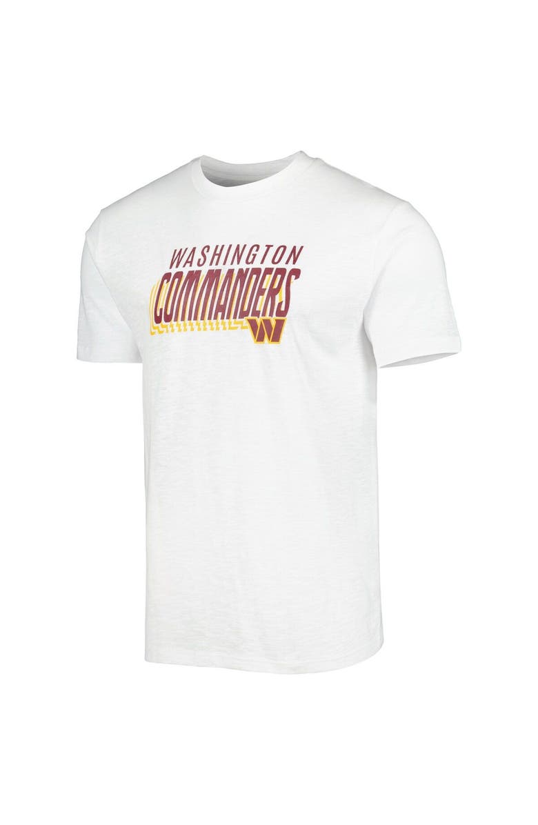 CONCEPTS SPORT Men's Concepts Sport Charcoal/White Washington Commanders Downfield T-Shirt & Shorts Sleep Set, Alternate, color, 