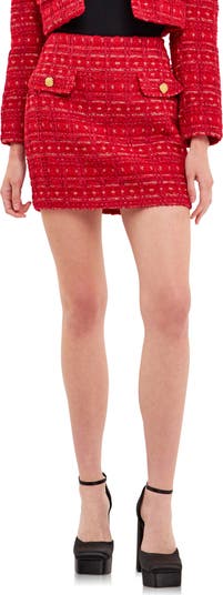 Premium Tweed Miniskirt