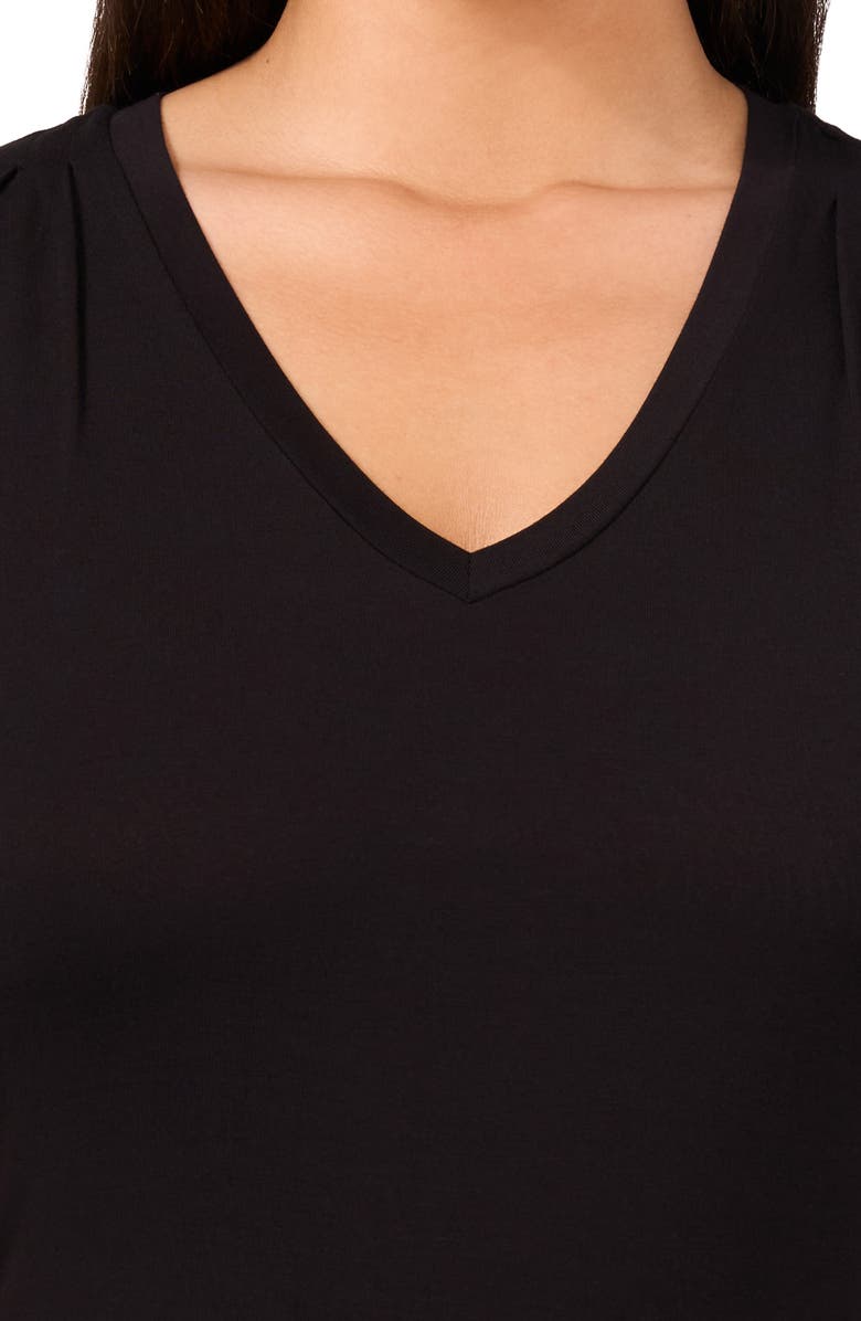 Halogen<sup>®</sup> Pleat Shoulder Sleeveless Top, Alternate, color, 