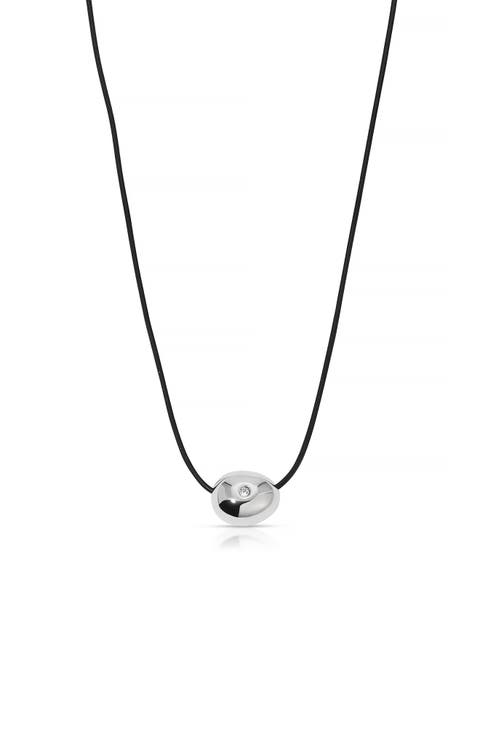 Polished Pebble Pendant Necklace